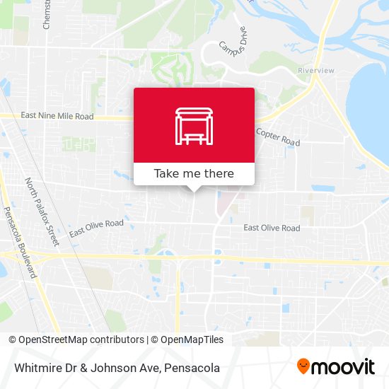 Whitmire Dr & Johnson Ave map
