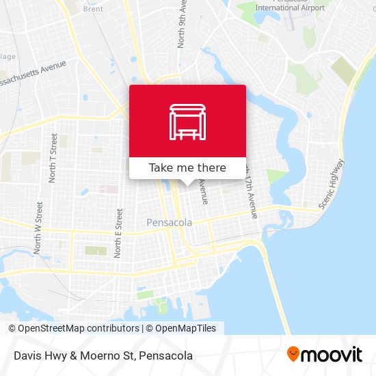 Davis Hwy & Moerno St map