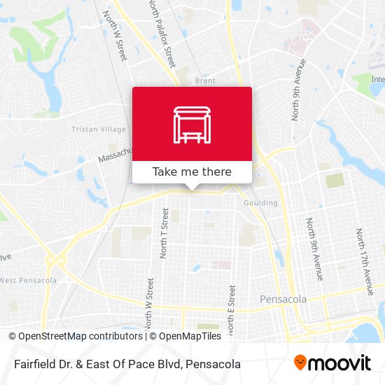 Fairfield Dr. & East Of  Pace Blvd map