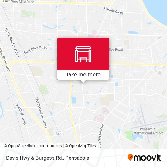 Davis Hwy & Burgess Rd. map