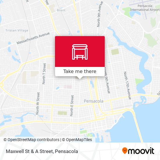 Mapa de Maxwell St & A Street