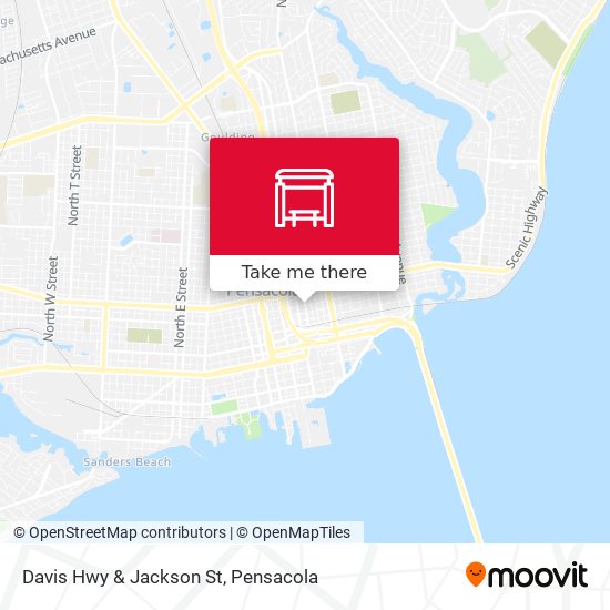 Davis Hwy & Jackson St map