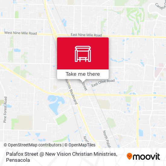 Palafox Street @ New Vision Christian Ministries map