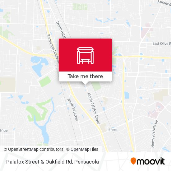 Mapa de Palafox Street & Oakfield Rd