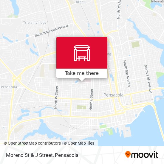 Mapa de Moreno St & J Street