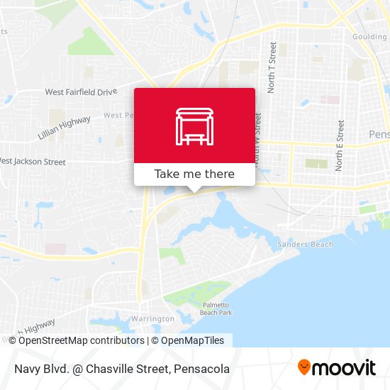 Mapa de Navy Blvd. @ Chasville Street