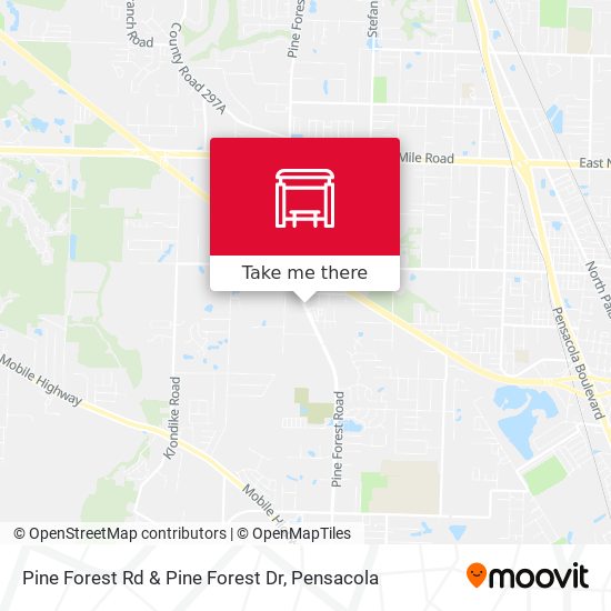 Mapa de Pine Forest Rd & Pine Forest Dr