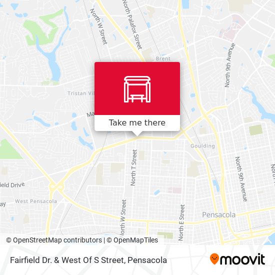 Fairfield Dr. & West Of S Street map