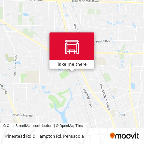 Pinestead Rd & Hampton Rd map