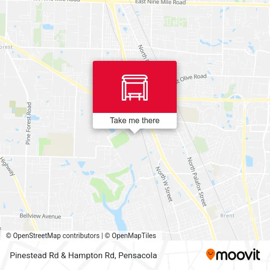 Mapa de Pinestead Rd & Hampton Rd