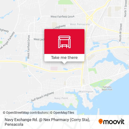 Mapa de Navy Exchange Rd. @ Nex Pharmacy (Corry Sta)
