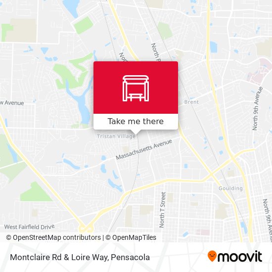 Montclaire Rd & Loire Way map