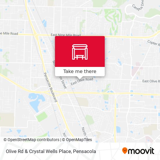 Mapa de Olive Rd & Crystal Wells Place