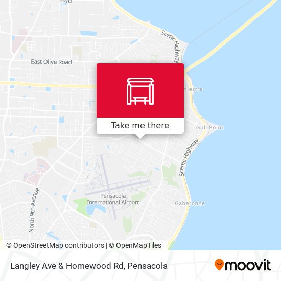 Langley Ave & Homewood Rd map