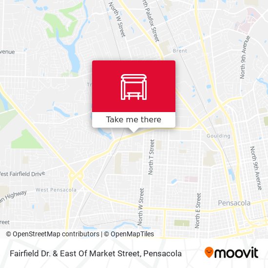 Fairfield Dr. & East Of Market Street map