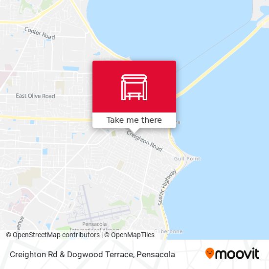 Creighton Rd & Dogwood Terrace map