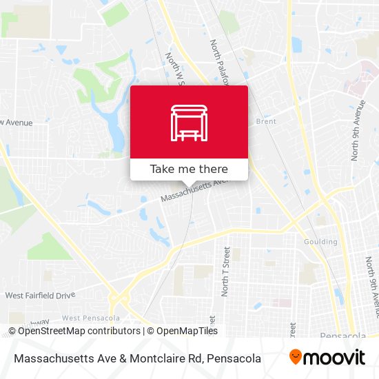 Massachusetts Ave & Montclaire Rd map
