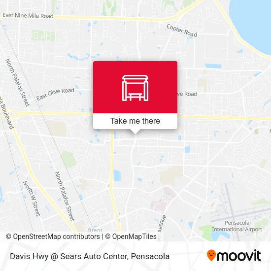 Mapa de Davis Hwy @ Sears Auto Center