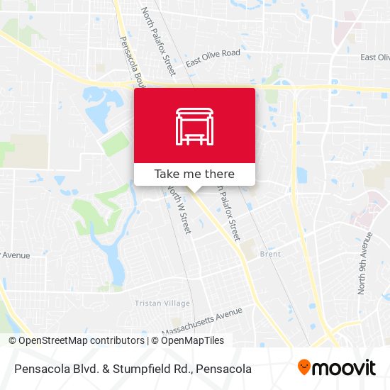Pensacola Blvd. & Stumpfield Rd. map