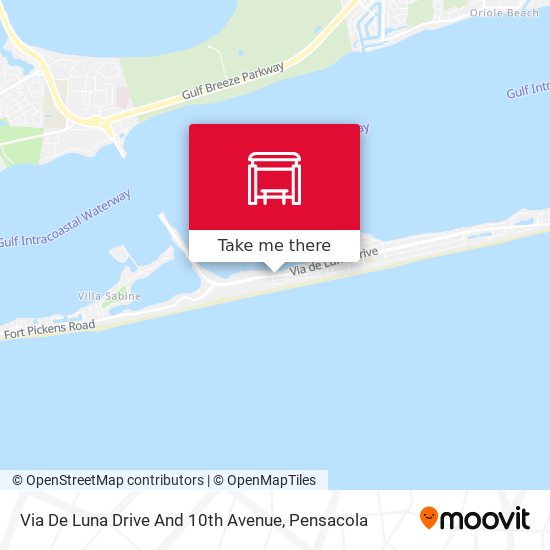 Mapa de Via De Luna Drive And 10th Avenue