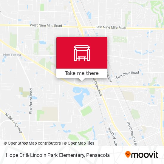 Hope Dr & Lincoln Park Elementary map