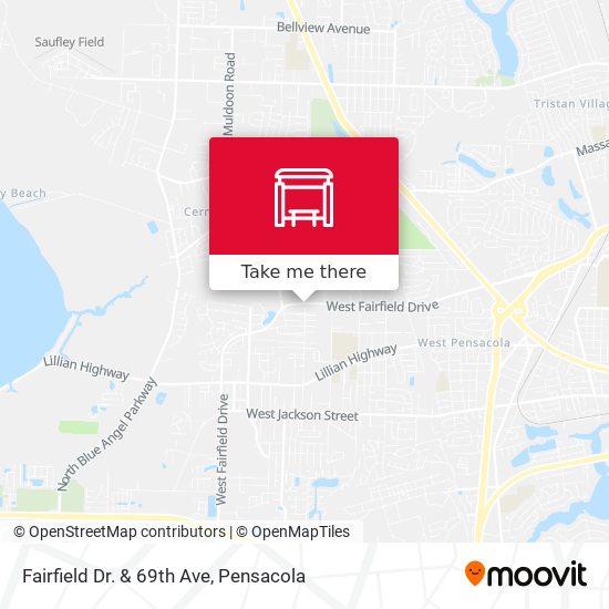 Fairfield Dr. & 69th Ave map