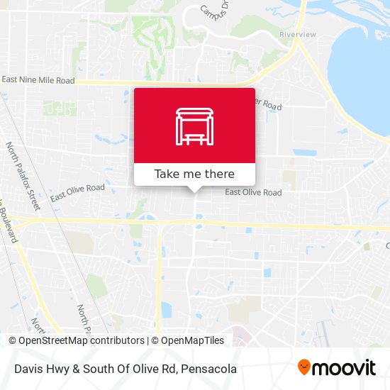 Mapa de Davis Hwy & South Of Olive Rd