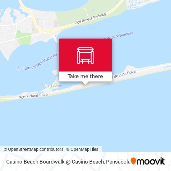 Casino Beach Boardwalk @ Casino Beach map