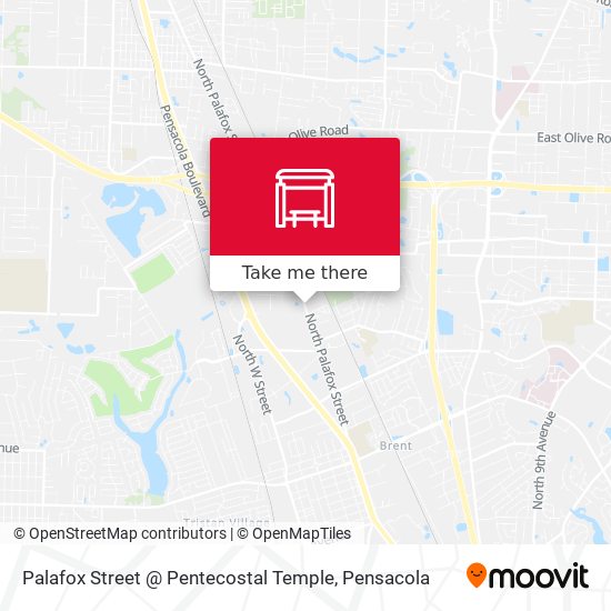 Mapa de Palafox Street @ Pentecostal Temple