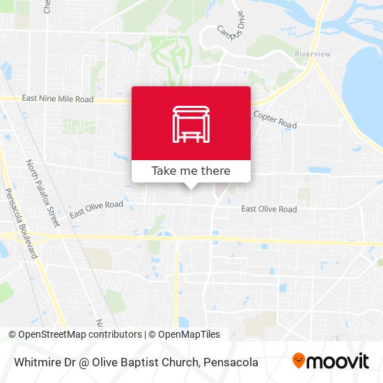Whitmire Dr @ Olive Baptist Church map