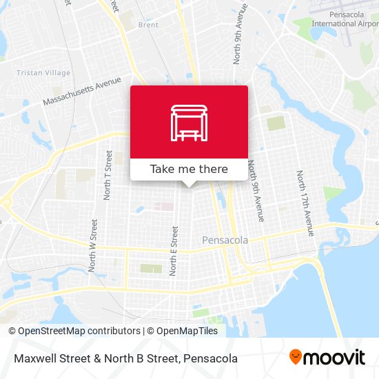 Mapa de Maxwell Street & North B Street