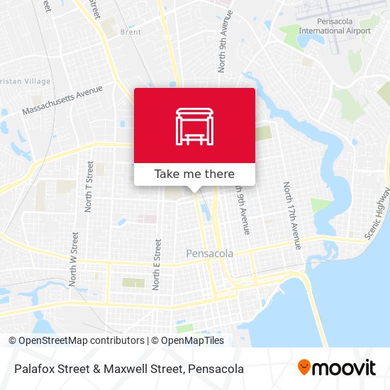 Palafox Street & Maxwell Street map