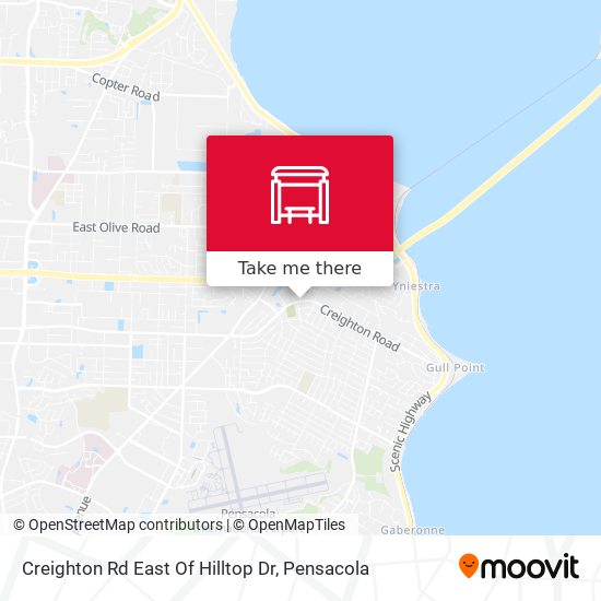 Mapa de Creighton Rd East Of Hilltop Dr