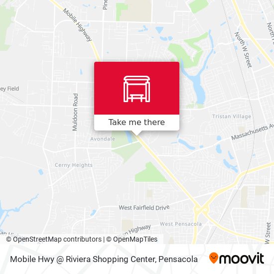 Mapa de Mobile Hwy @ Riviera Shopping Center