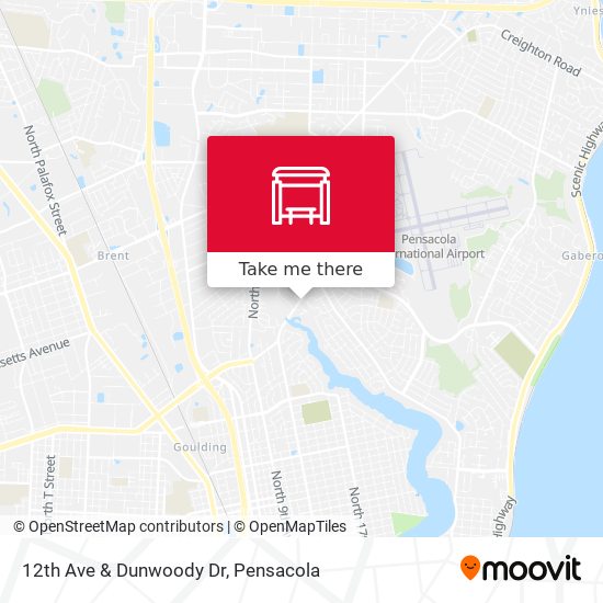 12th Ave & Dunwoody Dr map