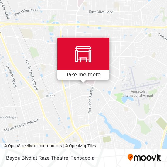 Bayou Blvd at Raze Theatre map