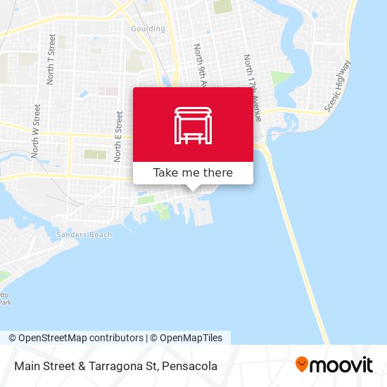 Main Street & Tarragona St map