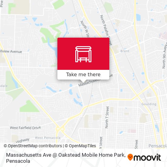 Massachusetts Ave @ Oakstead Mobile Home Park map