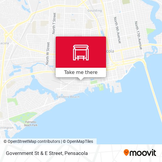 Mapa de Government St & E Street