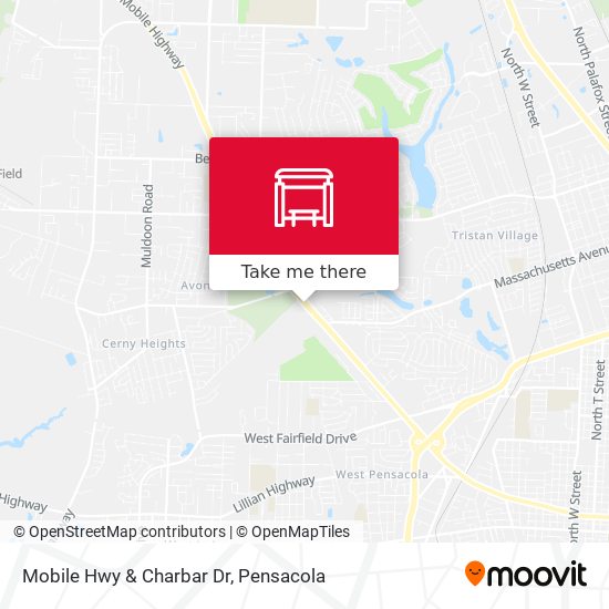 Mobile Hwy & Charbar Dr map
