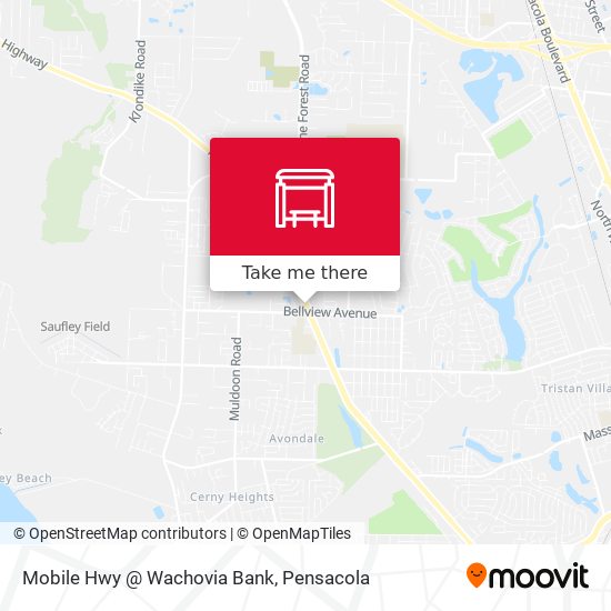 Mobile Hwy @ Wachovia Bank map