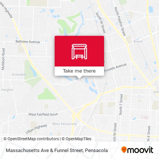 Massachusetts Ave & Funnel Street map