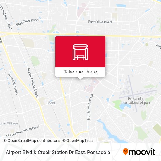 Mapa de Airport Blvd & Creek Station Dr East