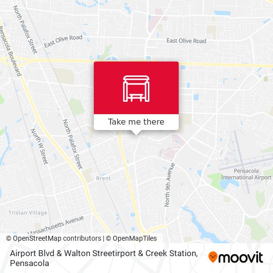 Airport Blvd & Walton Streetirport & Creek Station map