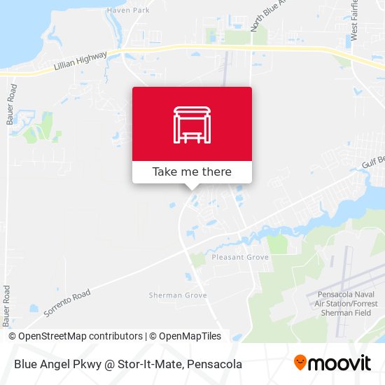 Blue Angel Pkwy @ Stor-It-Mate map