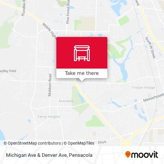 Mapa de Michigan Ave & Denver Ave