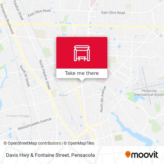 Davis Hwy & Fontaine Street map