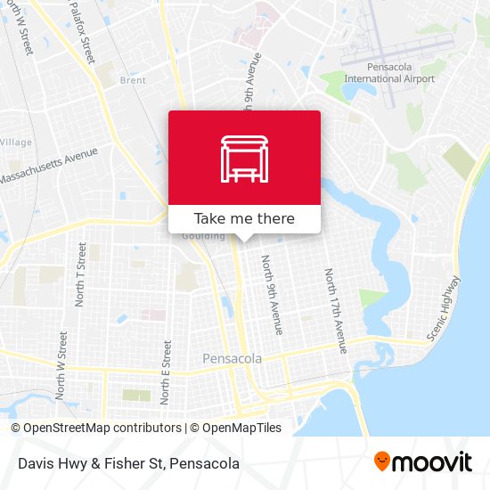 Davis Hwy & Fisher St map