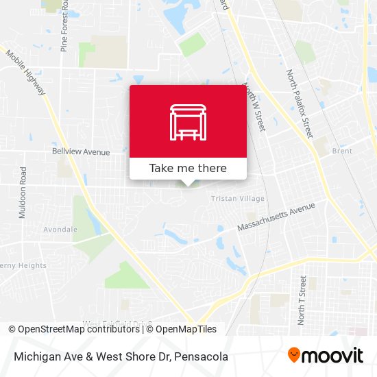 Mapa de Michigan Ave & West Shore Dr
