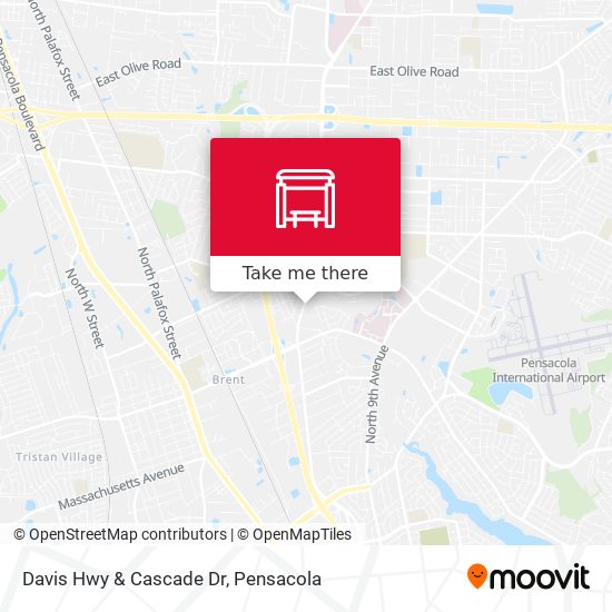 Davis Hwy & Cascade Dr map